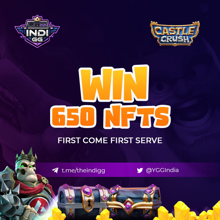 Time to EARN; become a crusher🥷
 
<a href="/playcastlecrush/">Castle Crush🔺</a> on #IndiGG to slay it hard!💰

A HUGE earning opportunity beckons you!🔥

✅650 FREE ASSETS from #CastleCrush!
✅Claim them &amp; earn!

Only 650! FIRST COME FIRST SERVE!🏃

Hustlers! 🎭

Sign up now👇
forms.gle/1QQnLqTzYTQrKw…