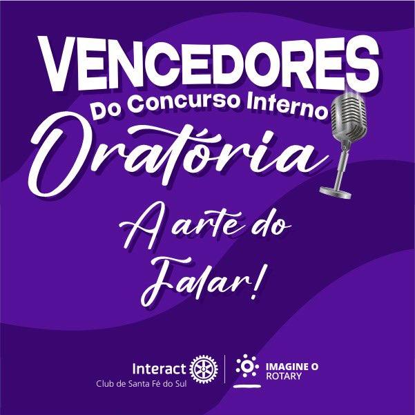 interactsfs's tweet image. Saíram os resultados do Concurso Interno de Oratória! Queremos parabenizar a todos os nossos participantes e em especial o nosso vencedor o companheiro Paulo Kawahara! Parabéns pelo seu ótimo discurso! 💜🎤