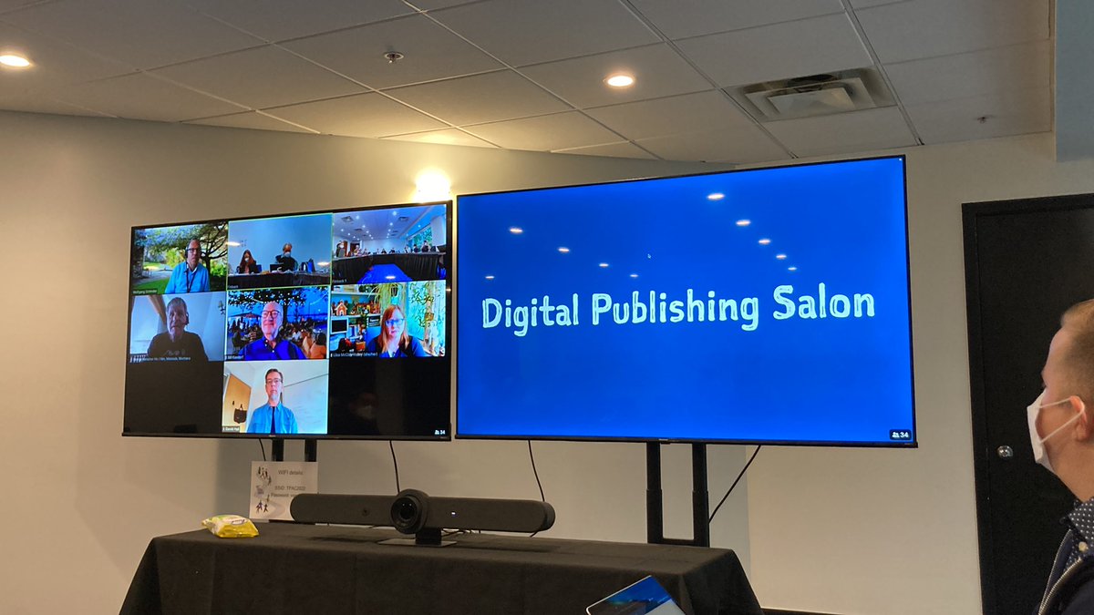 The Digital Publishing Salon is about to begin #w3cTPAC #eprdctn