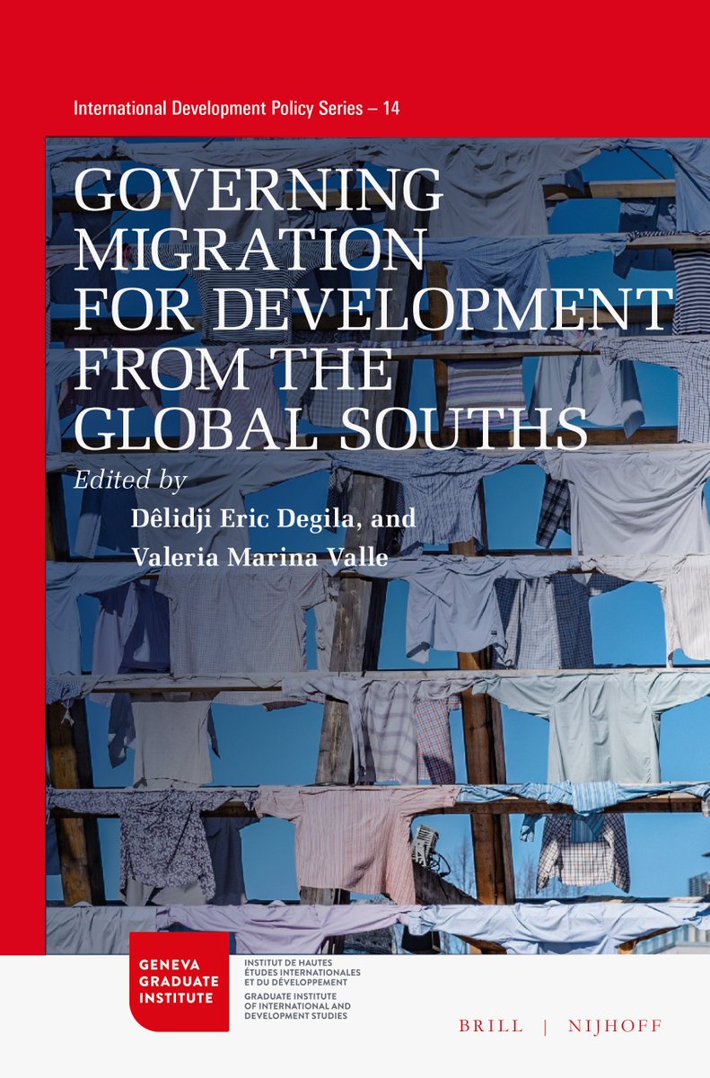 Join us for the launch of “Governing Migration for Development from the Global Souths”, on 6 October 2022 from 12:30-14:00 at the <a href="/GVAGrad/">Geneva Graduate Institute</a>, with editors and authors of the book and speakers from <a href="/GVAGrad_GMC/">Global Migration Centre</a> and <a href="/Geneve_int/">International Geneva</a>. 

Register at bit.ly/3eJOokD