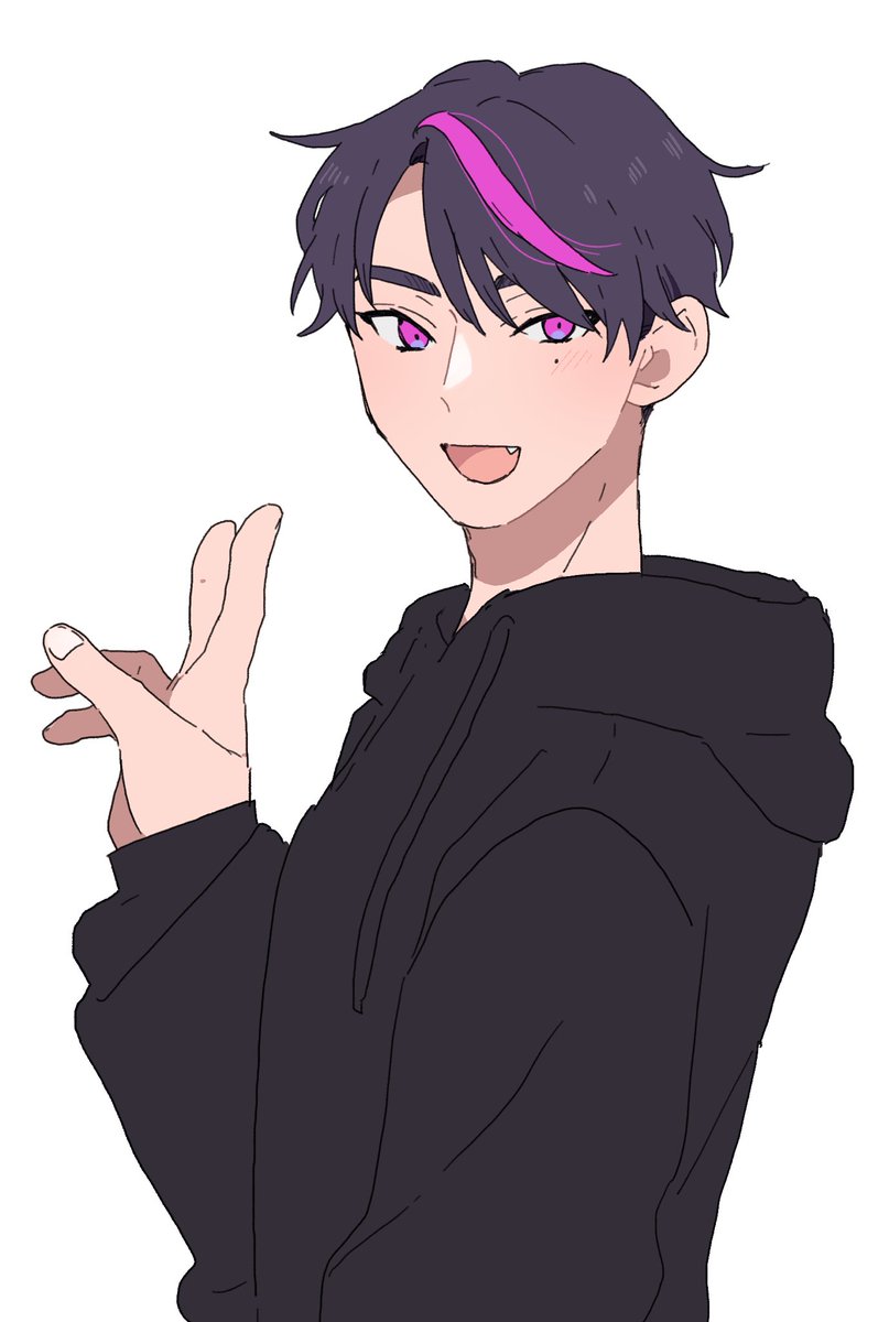 帳の髪型変えて遊ぼうかなと思って描き始めたけど遊ぶまで時間なかったやつ 