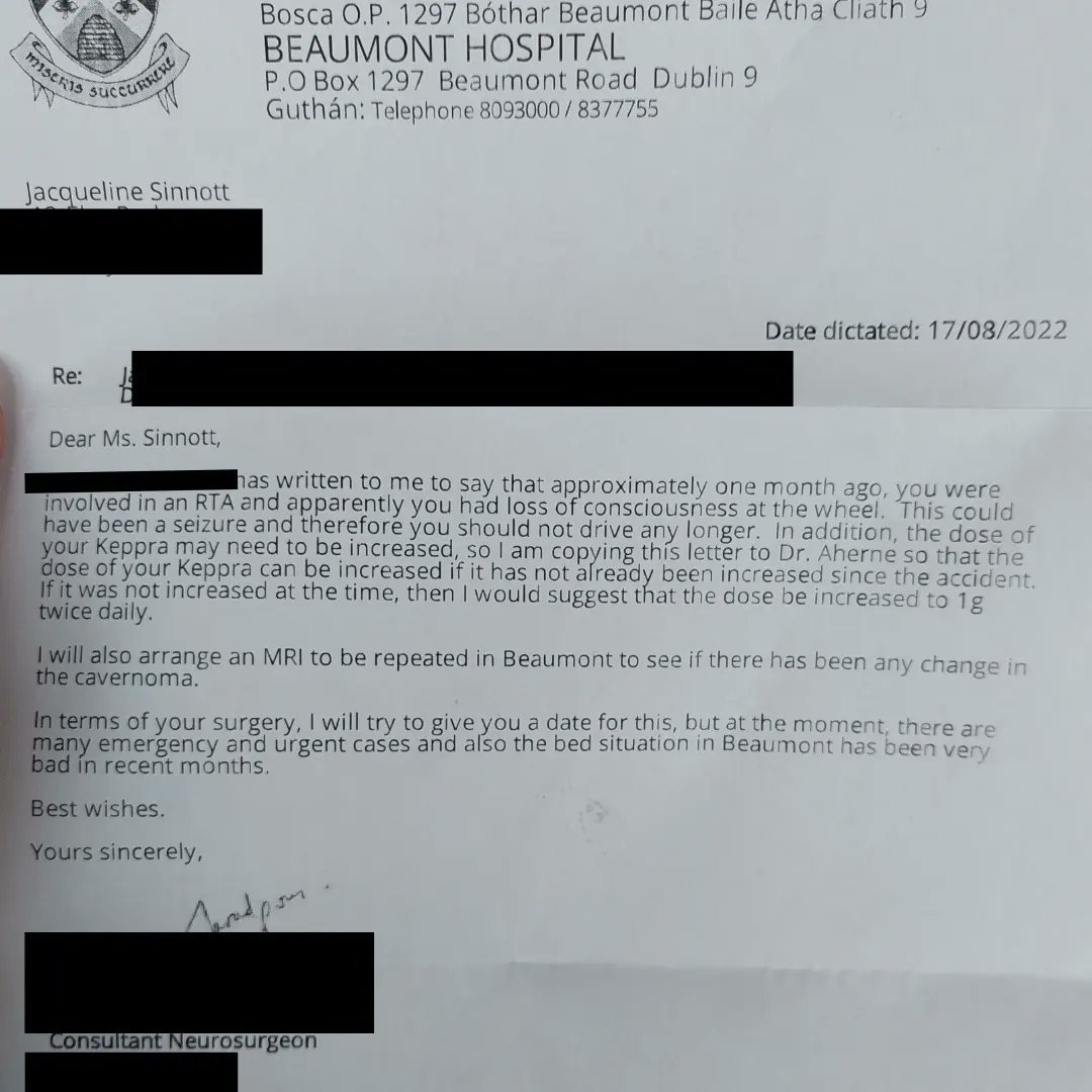 🧵 The situation is dire so I have to take it here. Last July after 4/5 seizure like events I was hospitalised so they could run tests. A lesion on my brain was discovered. I was left for 48 hours wondering what it was as my local hospital (UHW) don't have the expertise