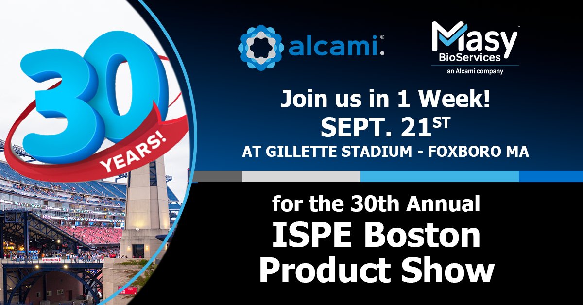 The ISPE Boston Product Show is just 1 week away. Stop by our booths in the East and West wings - E32 and W25 and say hello. Looking for an amazing career? We will be at the career fair too at booth C06. See you soon! hubs.ly/Q01m5L3r0 #ISPE #pharma #lifesciences #biotech