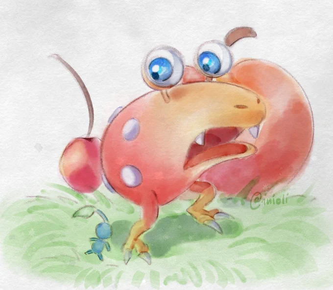 Thinking about Pikmin and all these cuties I drew a few months ago 