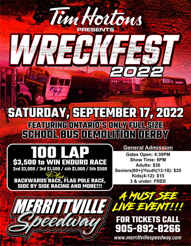 Wreckfest 2022 This Coming Saturday Night merrittvillespeedway.com/press/article/…