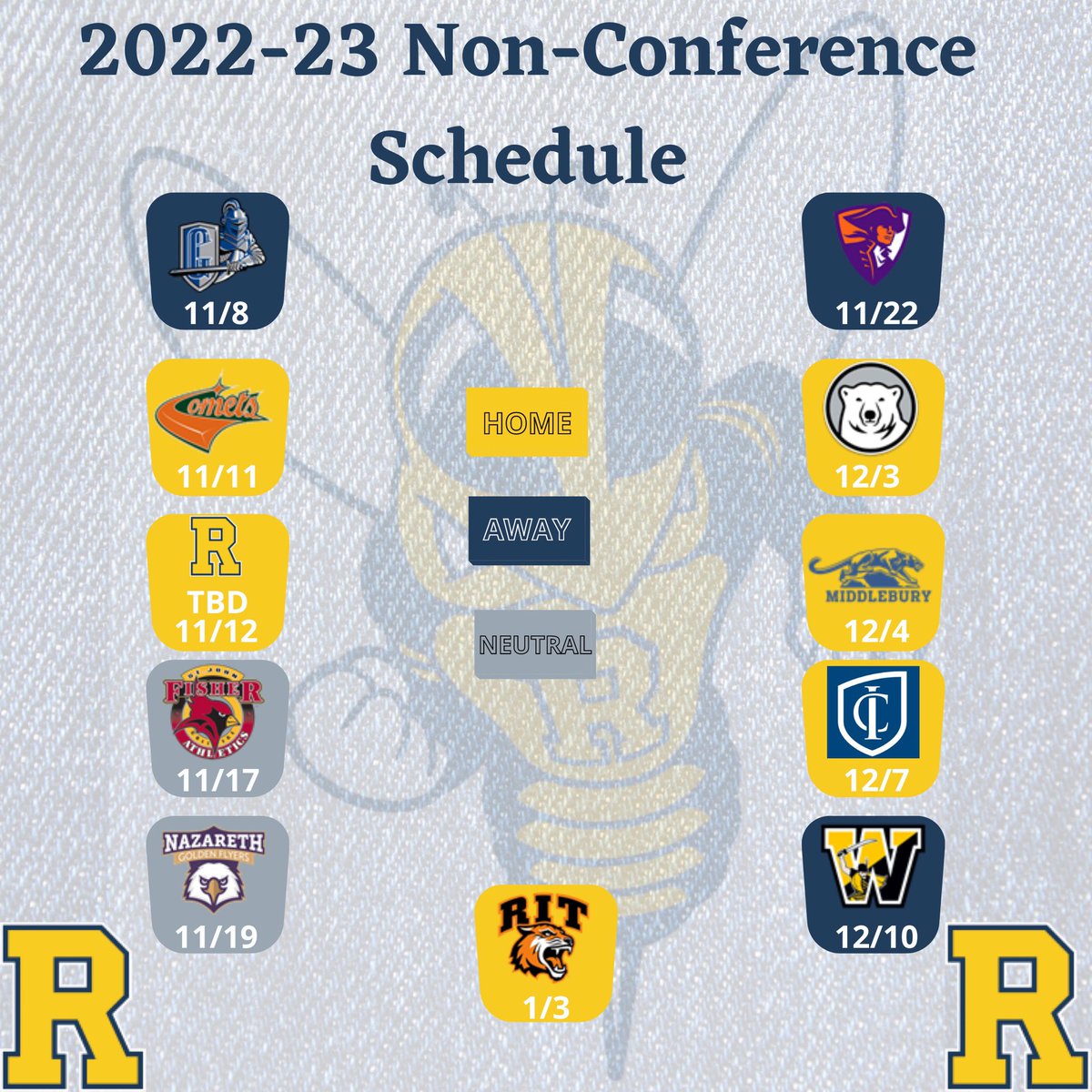 URMensHoops's tweet photo. Our 2022-2023 non-conference schedule is set. Excited to challenge ourselves against some very high level opponents from across the country! https://t.co/gBwVnrENID