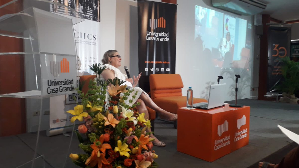 CIICSEcuador's tweet photo. IV Congreso Internacional #CIICS2022 con nuestra Panelista Dra. Anna Grellert participando en el #CIICS2022 @AnnaGrellert @ingridriosr @CIICSEcuador @ucasagrande @FundacionCinde @Poligran – en Universidad Casa Grande https://t.co/FvFa3CzRCK