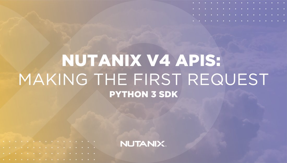 NutanixNation's tweet photo. In today's API article we'll explore how to use the new Nutanix v4 SDKs with Python 3!  Learn how to connect to Prism Central and quickly grab a list of Prism Central images, handle exceptions and filters.  https://t.co/luArnmfxk8 #nutanix #automation #api #announcement #sdk https://t.co/VFrmwPy9c9