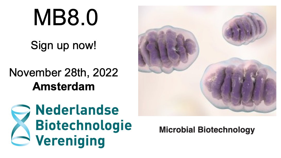 Microbial Biotech fans: Sign up for #MB8.0! 
tinyurl.com/jsadv8rf

We have great talks on plastic degradation, Algae engineering, and sustainable food systems by 
<a href="/NickWierckx/">Nick Wierckx</a> <a href="/DeepBranchBio/">Deep Branch</a>, Sarah D’Adamo, and others. Please RT!
<a href="/SynBio_NL/">SynBioNL</a> <a href="/ResearchGbb/">GBBResearch</a> <a href="/KNCVchemie/">KNCV</a>