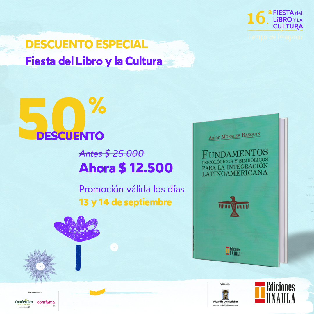 EdicionesUnaula's tweet photo. Seguimos con las 𝗣𝗥𝗢𝗠𝗢𝗖𝗜𝗢𝗡𝗘𝗦 𝗘𝗦𝗣𝗘𝗖𝗜𝗔𝗟𝗘𝗦 en @FiestaLibro 
Este martes y miércoles disfruta del 𝗗𝗘𝗦𝗖𝗨𝗘𝗡𝗧𝗢 del 𝟱𝟬% en este libro.
Visítanos, estamos ubicados en la carpa de los libros universitarios.
Pregunta cómo comprar por nuestro WhatsApp https://t.co/KALMJky8TT
