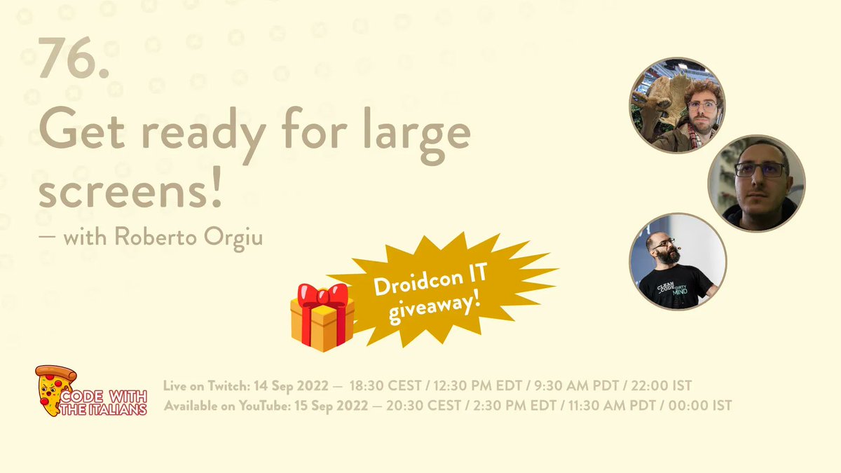 Code with the Italians tweet media