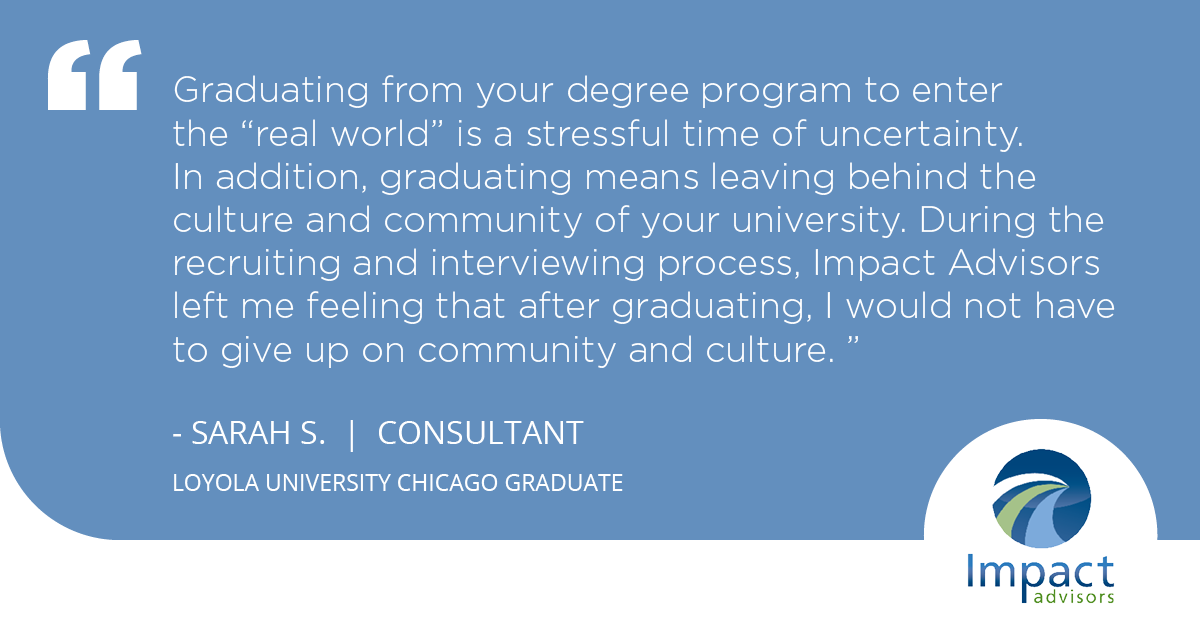 ImpactAdvisors's tweet photo. Our campus recruiting fairs continue. We offer a great culture for all our colleagues – and especially for our recent college graduates. #thatsimpact https://t.co/QCEBX2c0HX