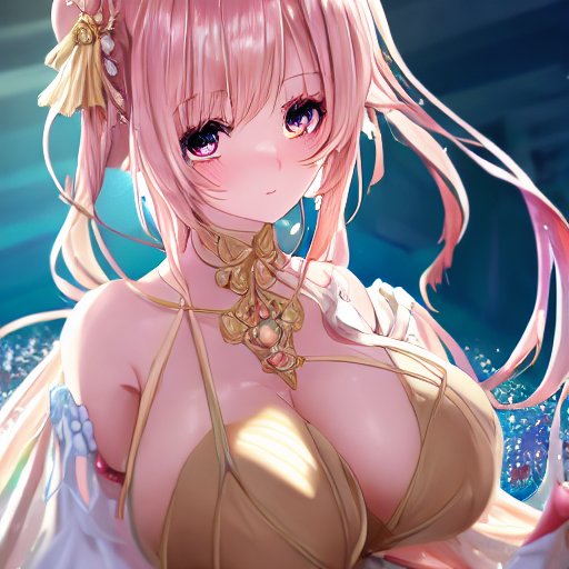 おっぱいいっぱいうれしい
#WaifuDiffusion
#Prompt は ALT 