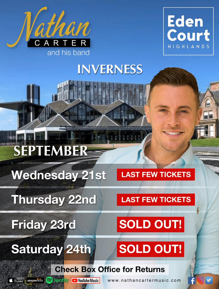nathan carter (@iamnathancarter) on Twitter photo We cannot wait for our UK tour starting next week with our run of shows in Scotland <a href="/EdenCourt/">Eden Court Highlands</a> Who’s coming ?? We cannot wait for our UK tour starting next week with our run of shows in Scotland <a href="/EdenCourt/">Eden Court Highlands</a> Who’s coming ??