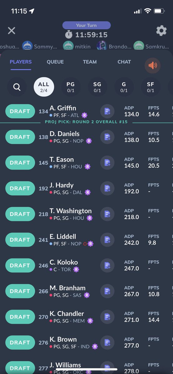 JS02N8's tweet photo. @NBADynastyADP who should I select in this dynasty rookie draft at the 15th pick. 12-team Sleeper game pick head to head. https://t.co/m8JZu1QRvB