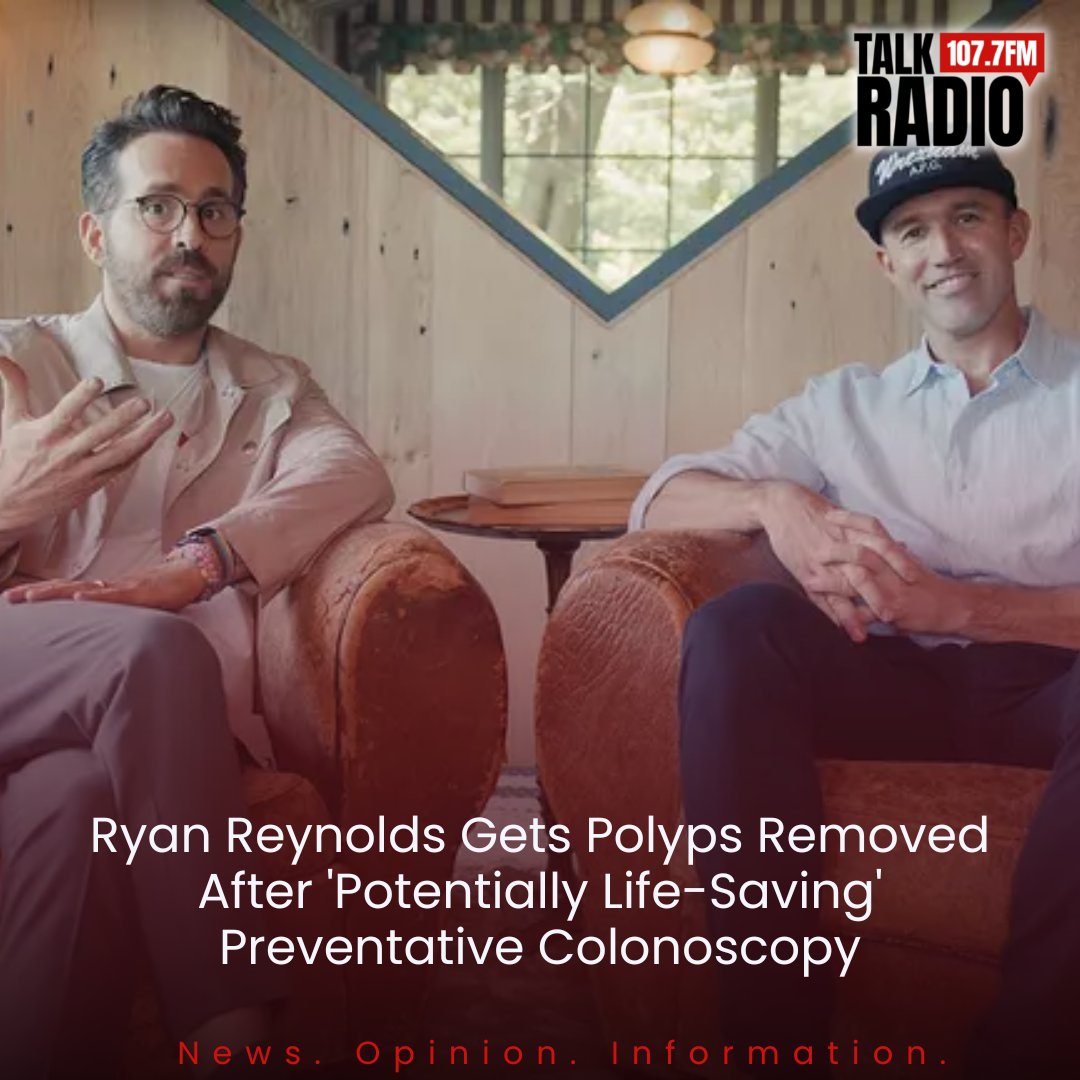 In a new video from colon-cancer-awareness organization Lead from Behind in association with the Colorectal Cancer Alliance, the two actors and soccer-club owners share their experience getting preventative colonoscopies.

#ryanreynolds #robmcelhenny #colonoscopies #cancer