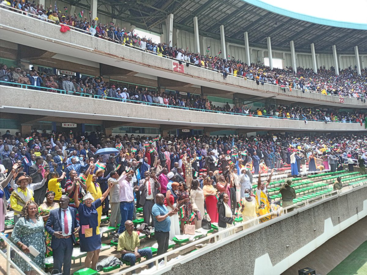 Happy to participate to the swearing-in of president <a href="/WilliamsRuto/">William Samoei Ruto, PhD</a> together with Chrysoula Zacharopoulou, french minister for development. What a cheerful event!
