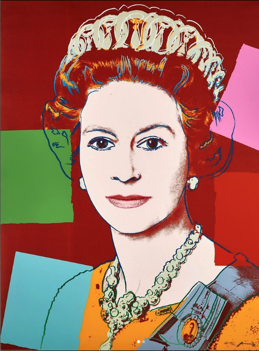 cosmocosmo2's tweet photo. Loving all the nostalgic images of the Queen but love this one by Andy Warhol even more. RIP https://t.co/oouPAd8HZZ
