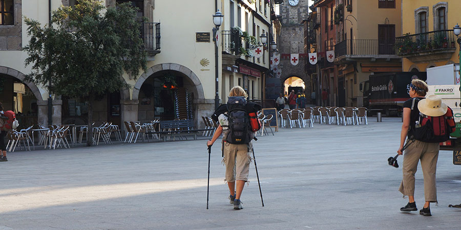 Have you considered using walking poles on the Camino? Do you like using them or do you prefer to walk without them? 🥾 Read more about walking poles here -> caminoways.com/walking-poles/