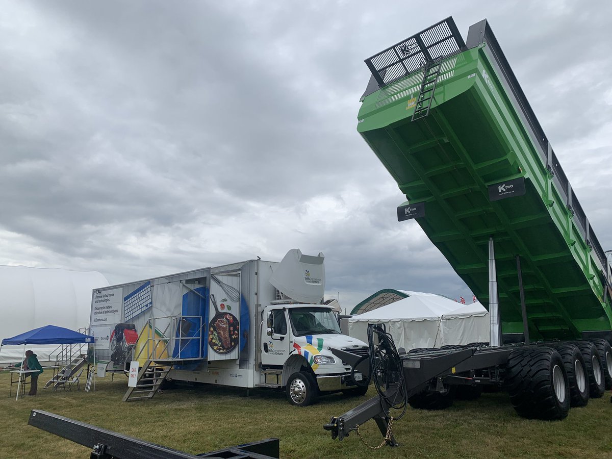 We’re at the <a href="/outdoorfarmshow/">Canada's Outdoor Farm Show</a> with the Skills Ontario Trades and Tech Truck this week! Come say hi 👋 <a href="/skillsontario/">Skills Ontario</a>