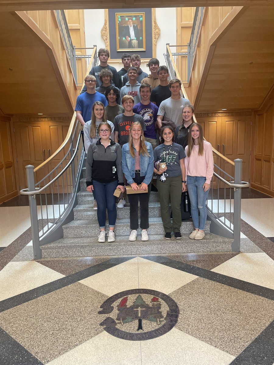 CHS students taking College Credit Plus classes traveled to <a href="/Ashland_Univ/">Ashland University</a> today for a tour!