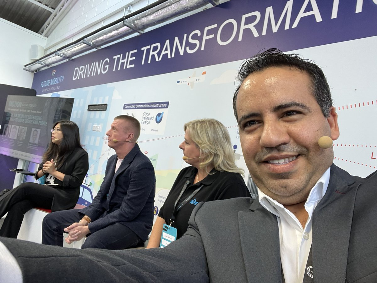 derwas's tweet photo. I really enjoyed moderating a fantastic session on #urban #airmobility with Julie Garland @Avtrain_aero Paul Rigby @Skyports_Infra and Veronica Mariti Sesoko @smartdublin #Motion22 @FMCampusIreland @mobilityevents https://t.co/ZUvzn62BIe