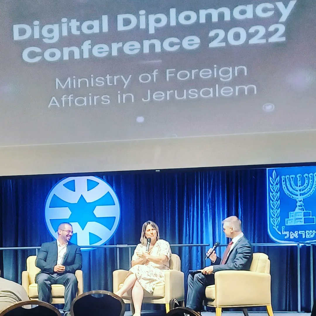 GreeceInTelAviv's tweet photo. #greeceinisrael congratulates @IsraelMFA for an outstanding #digitaldiplomacy conf held today in Jerusalem
The more our 'digital' paths cross, the more evident our interconnection becomes
🇬🇷 & 🇮🇱 already enjoy a meaningful cooperation both on and off line
#PartnersForOurFuture https://t.co/AJAdZWCQkc
