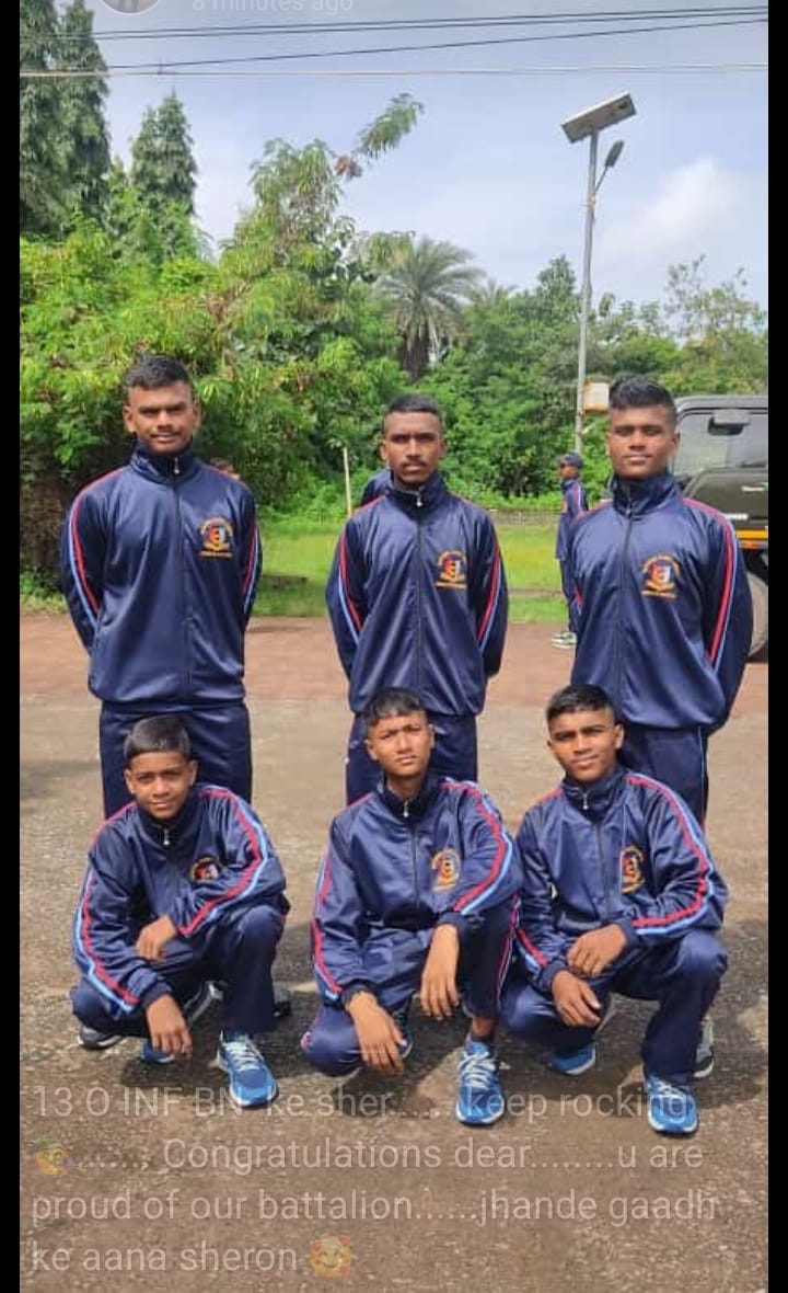 Proud moment 6 Cadet's of 13 (O) BN NCC in TSC 2022 Team