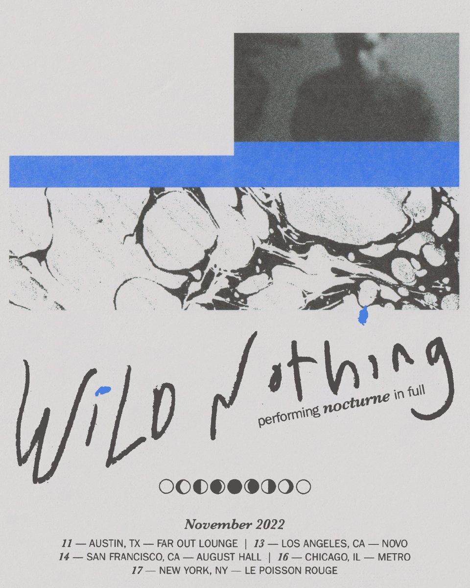 WildNothing's tweet photo. NOCTURNE performed in full - November 2022 - presale is now live with password LOVEISPARADISE - https://t.co/gZdOW91B8k https://t.co/ImpUeHPk6x