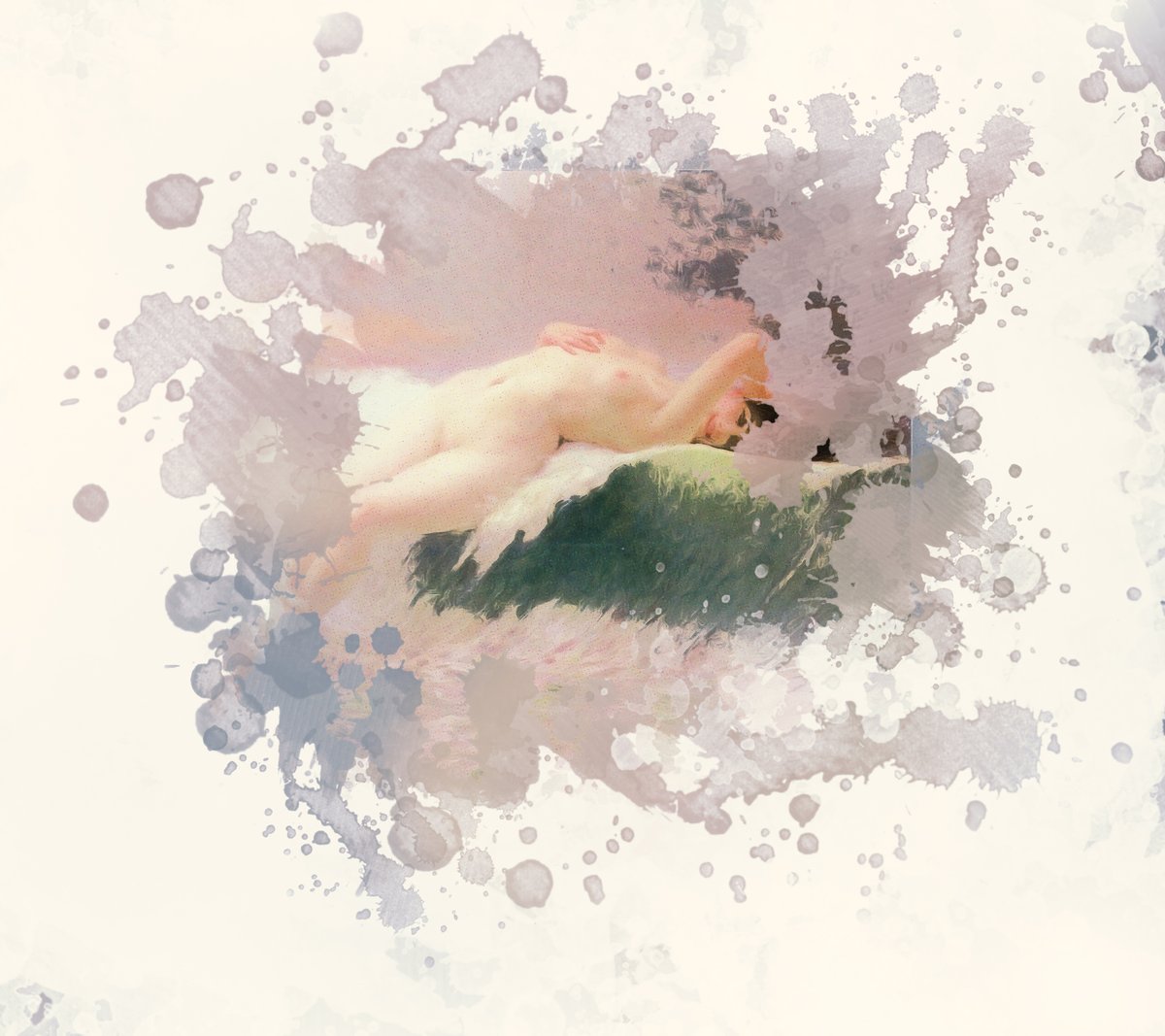 "Ocean Waves" 1/1
Original painting: The Water Nymph, Guillaume Seignac- 1902
opensea.io/ArtIdentitties
—30% of all sales go to breast cancer charities— 
#nfts #nft #nftart #nftcommunity #nftcollector #nftartist #rarenft #breastcancer #charity