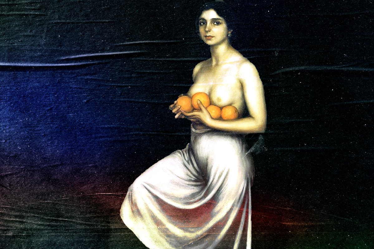 "Bigger Dreams" 1/1
Original painting: Oranges and Lemons, Julio Romero de Torres- 1921
—30% of all sales go to breast cancer charities— 
opensea.io/ArtIdentitties
#nfts #nft #nftart #nftcommunity #nftcollector #nftartist #rarenft #breastcancer #charity