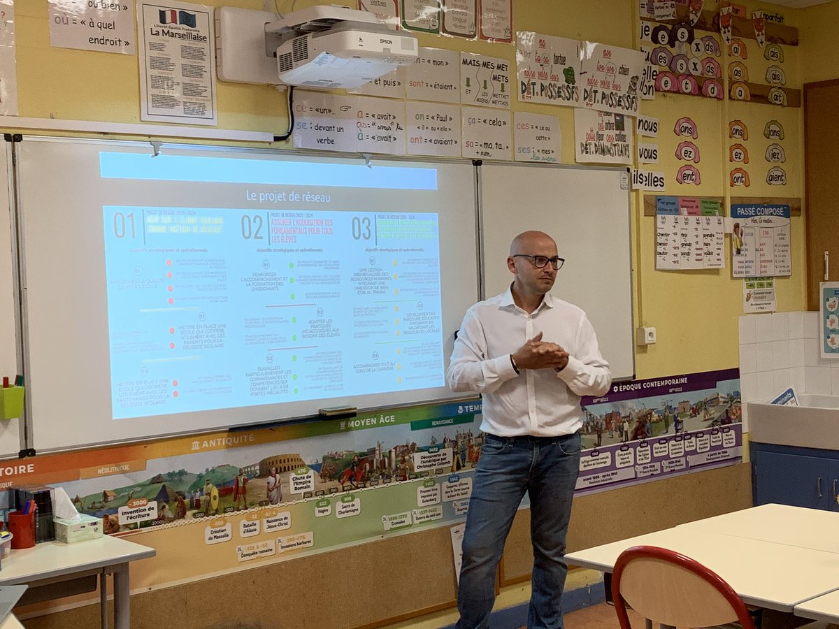 Premier conseil de cycle 2 du REP Vaillant de Vierzon introduit par M.Teyssandier IEN. Accueil des nouveaux enseignants, présentation du projet de réseau, recherche d’actions partagées. Bien-être et réussite des enfants ! 👏 <a href="/jeremyharrison6/">Jeremy Harrison</a> <a href="/dsden18/">DSDEN du Cher - Académie d'Orléans-Tours</a>