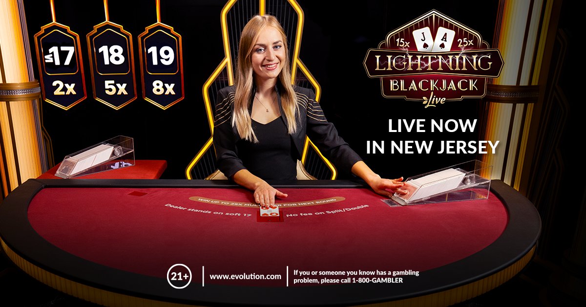 Lightning Blackjack is NOW LIVE in New Jersey for an electrifying spin on a groovy classic card game. Bolt into action now! 

   #NewJersey 

&#128286;  — Please gamble responsibly.