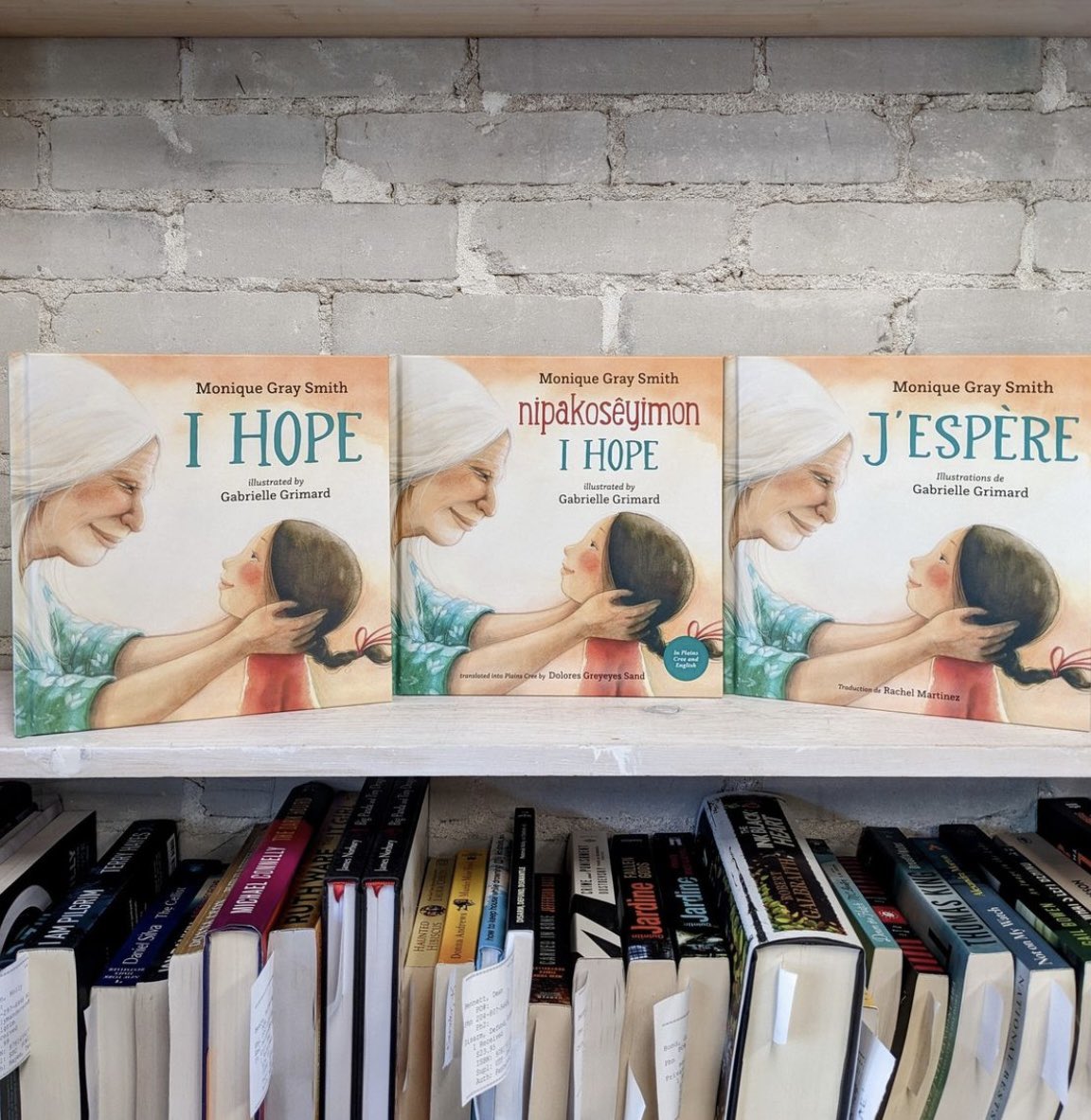 They’re officially out in the world today🥰 Gabrielle Grimard’s illustrations are stunning! I’m immensely grateful to everyone who collaborated on these editions of, I Hope.