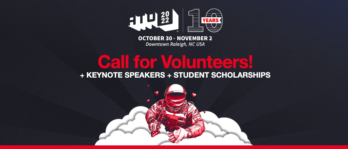 fosspodcast's tweet image. Calling all Volunteers for @AllThingsOpen  / Raleigh / Oct 30 - Nov 2 -- Super fun opportunity to meet great people and attend the show. Sign up here: 2022.allthingsopen.org/calling-all-vo…