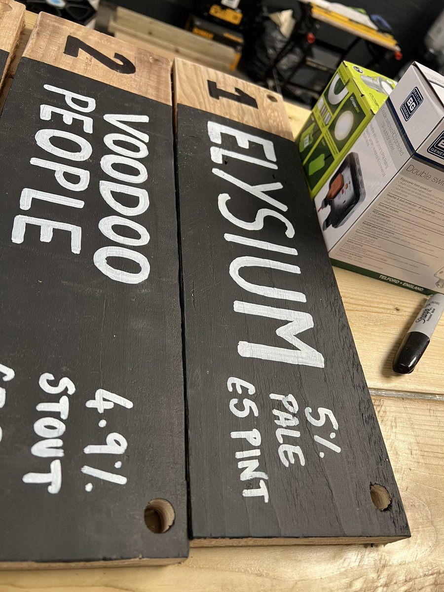 It’s starting to come together at last! Cellar chillers installed today. More trips to Screwfix (I’m there more than at home lately). 15 beers lines up for opening (more on that later). Glasswasher plumbed in. It’s all happening here!
