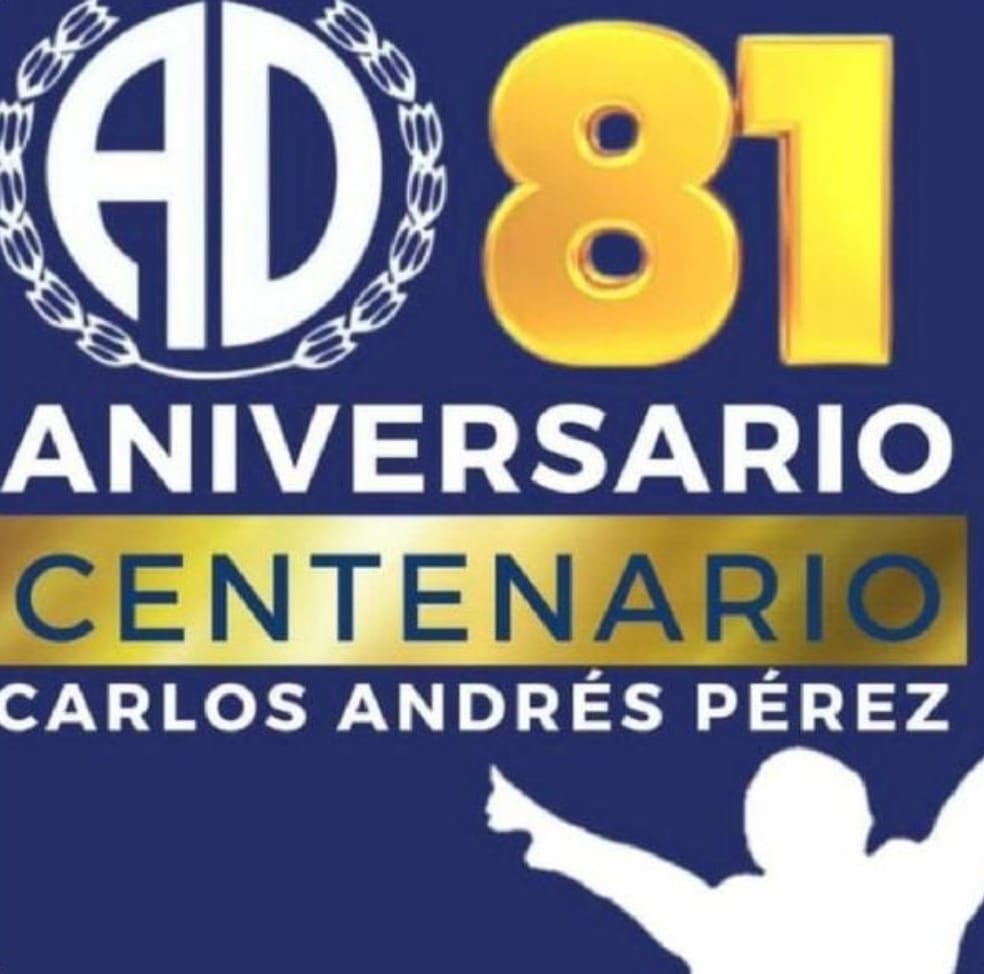 WilliamsGil81's tweet photo. Feliz 81 aniversario para toda la militancia de Acción Democrática a lo largo y ancho de nuestro País. https://t.co/1TLSiMsLe1