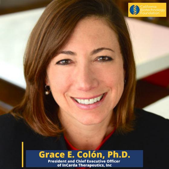 CABiotech's tweet photo. This #HispanicHeritageMonth, we recognize Grace E. Colón. @ColonGraceE, the President and Chief Executive Officer of InCarda Therapeutics, Inc. who brings years of experience in biopharma, genomics, healthcare, and industrial biotechnology. https://t.co/t8lZSeE7k6 https://t.co/OAdOSE40PM