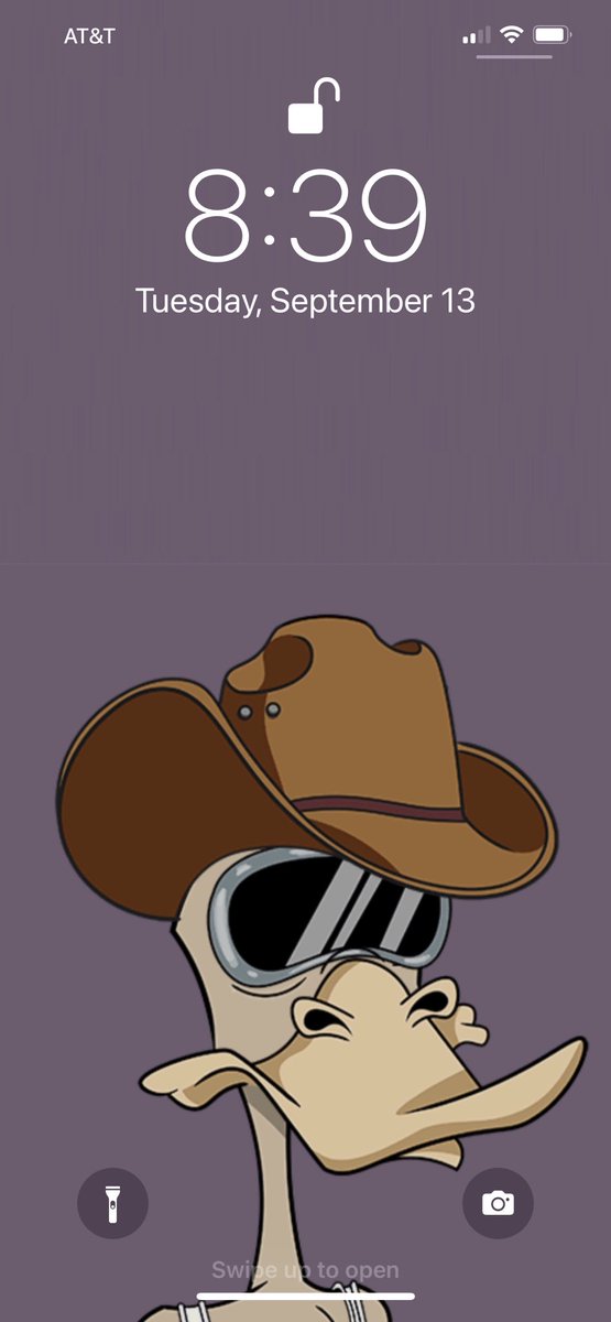 New phone screen.  I’m a cowboy <a href="/OkayDuckYC/">Okay Duck Yacht Club 🦆</a>