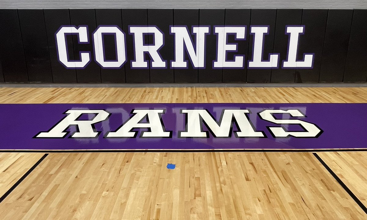 Update on the "SAW". The floor is 🔥! #RamsBasketball 🏀 
<a href="/CornellRams/">Rams Athletics</a> <a href="/CornellRamsMBB/">Cornell College Men’s Basketball</a> 
<a href="/CornellCollege/">Cornell College</a> #TheSAW