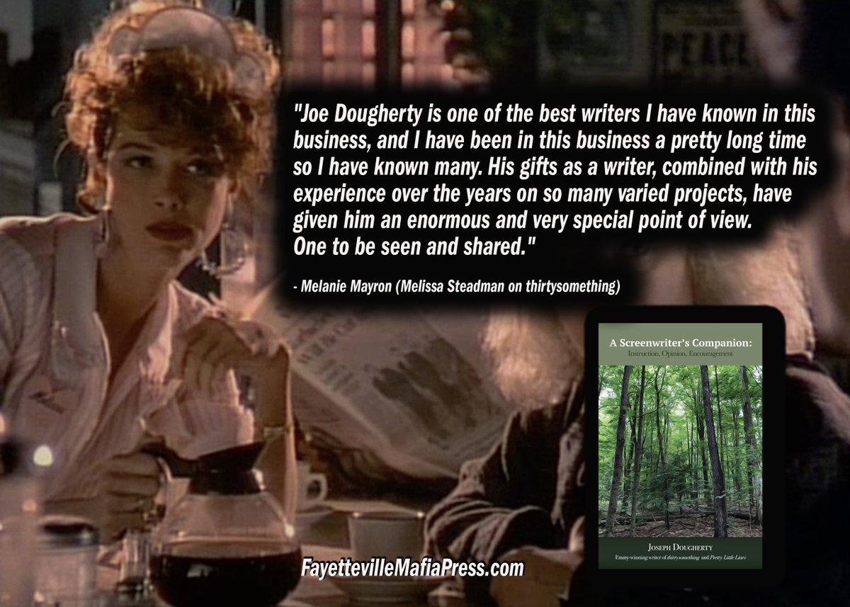 Happy Release day to Joseph Dougherty. His book A Screenwriter's Companion is out today. If you are a writer, then this book will help you become a better writer. But it also is great for fans of thirtysomething. We have a few signed copies left. fayettevillemafiapress.com/product/a-scre…