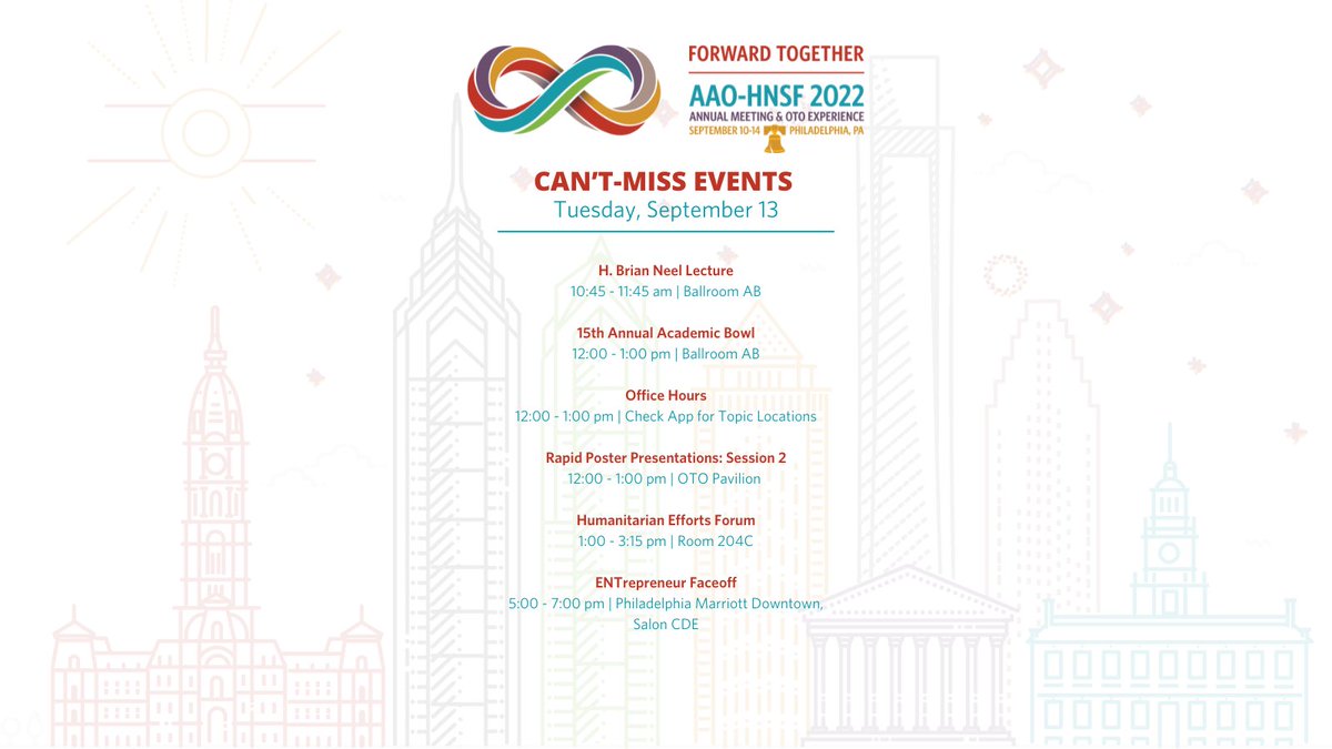 #OTOMTG22 Attendees: Check out today’s can’t miss-events!