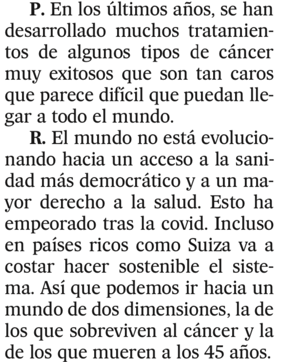 sninobecerra's tweet photo. Solange Peters, Presidenta de la Sociedad Europea de Oncología Médica. (El País 13.09.2022). https://t.co/nvgAAFiIg1