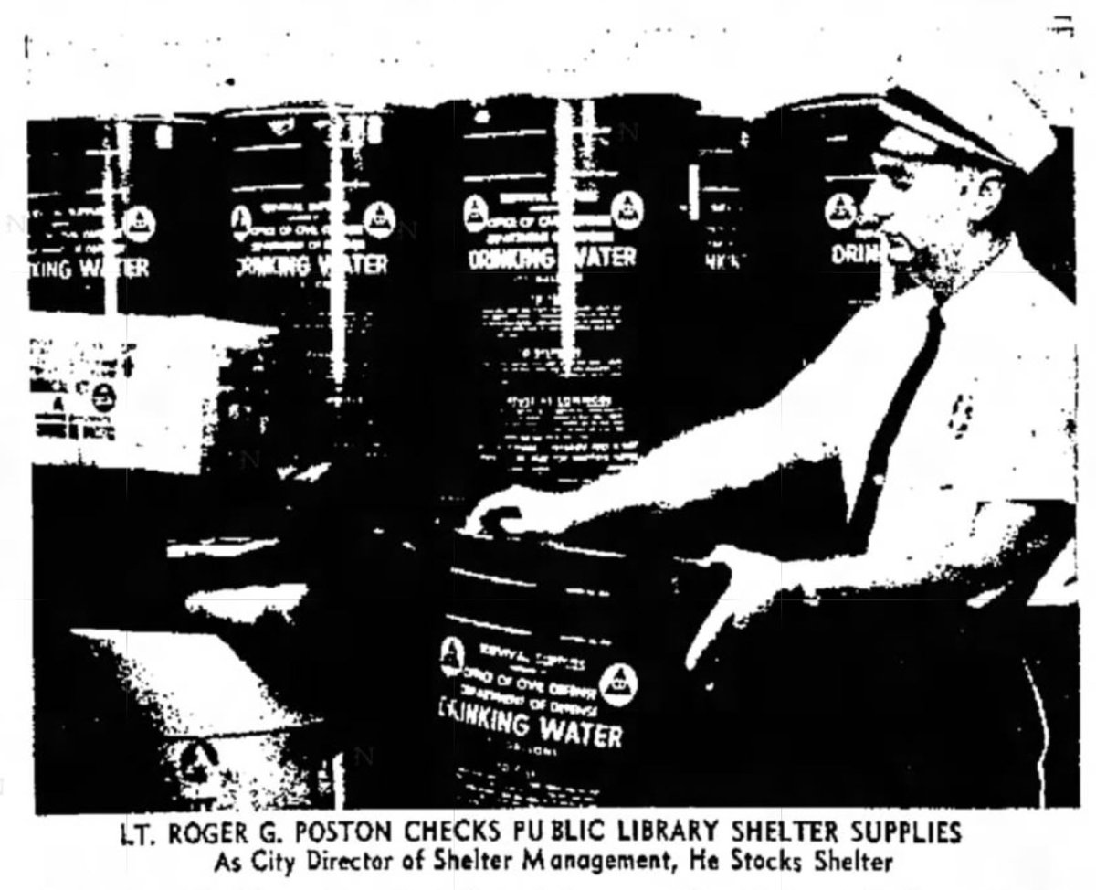 Bill Geerhart on Twitter "Fallout Shelter Stocking PhotoOp published OTD in 1964 in the