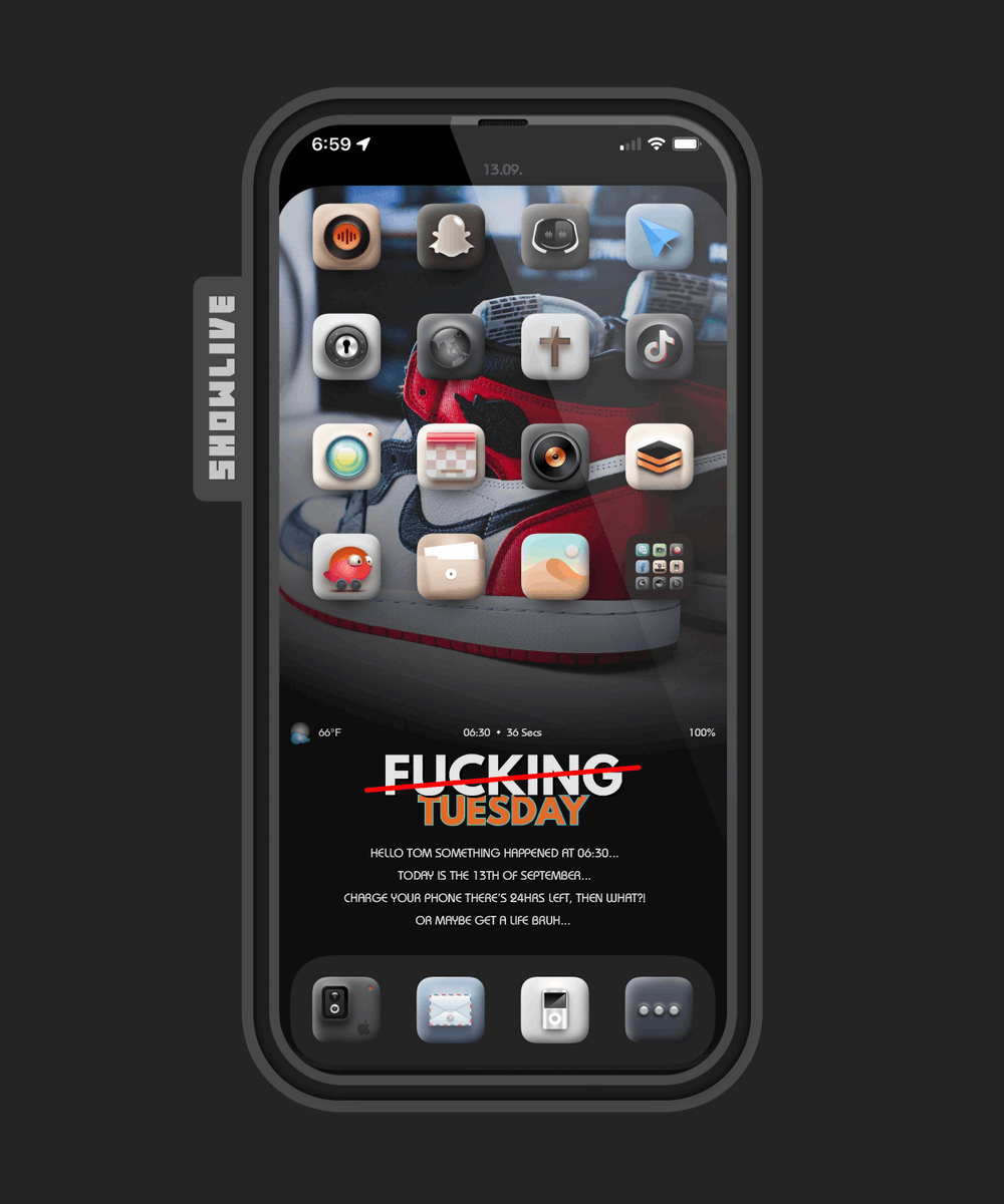tombowie's tweet photo. Happy Tuesday! 🌮 🍺
#ShowLive🤩 @SeanKly
#ShowCuts https://t.co/zKFxZ1XSlh
#iOS1561📱
• Theme #Parashit @coburn67_94
• Overlay @moondr1
• Weather @TeboulDavid1
• Wall @sench022
• SLPreset MarcoG mod
• Mock-up screenshotSL
#ShowTeam ❤️ https://t.co/t1ZRANNAfm