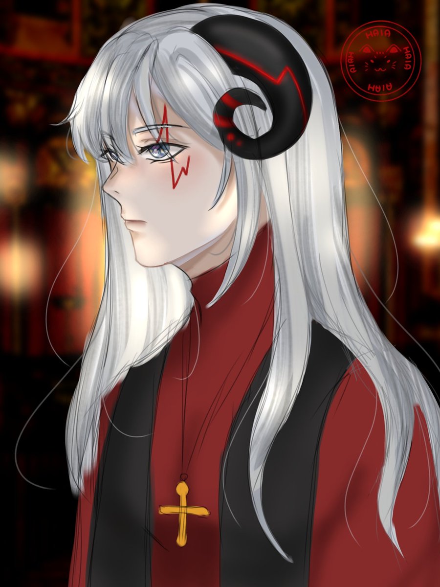 haialatte's tweet photo. a bit late for his cult of the lamb streams but yeah, baamen 🛐

#Artchivist #Legartus #FulgurOvid

(re-uploading bc the other one's quality is yuck) https://t.co/94mbvvv63o
