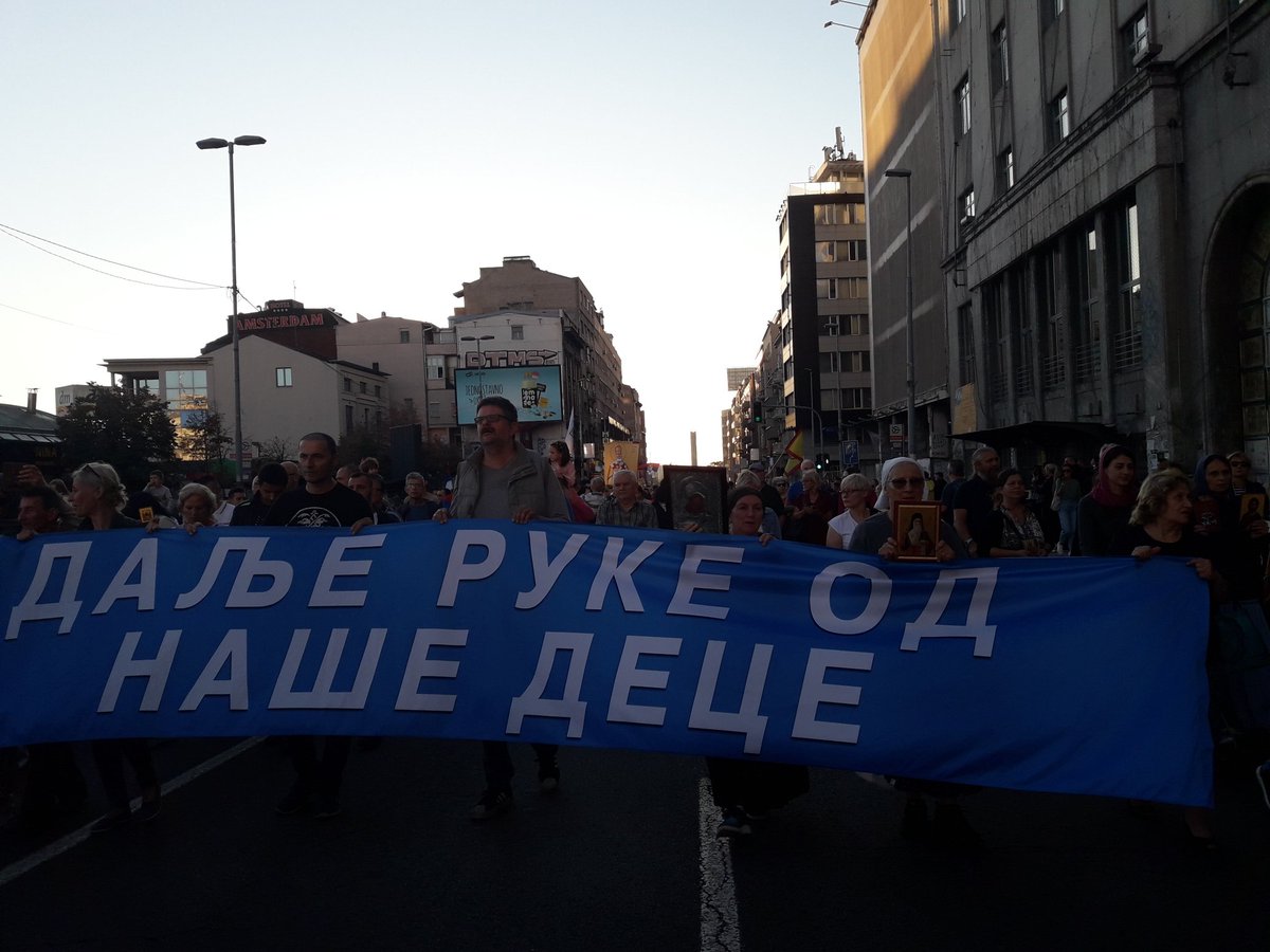 Литија за спас породичних вредности, Београд, 11. септембар 2022.