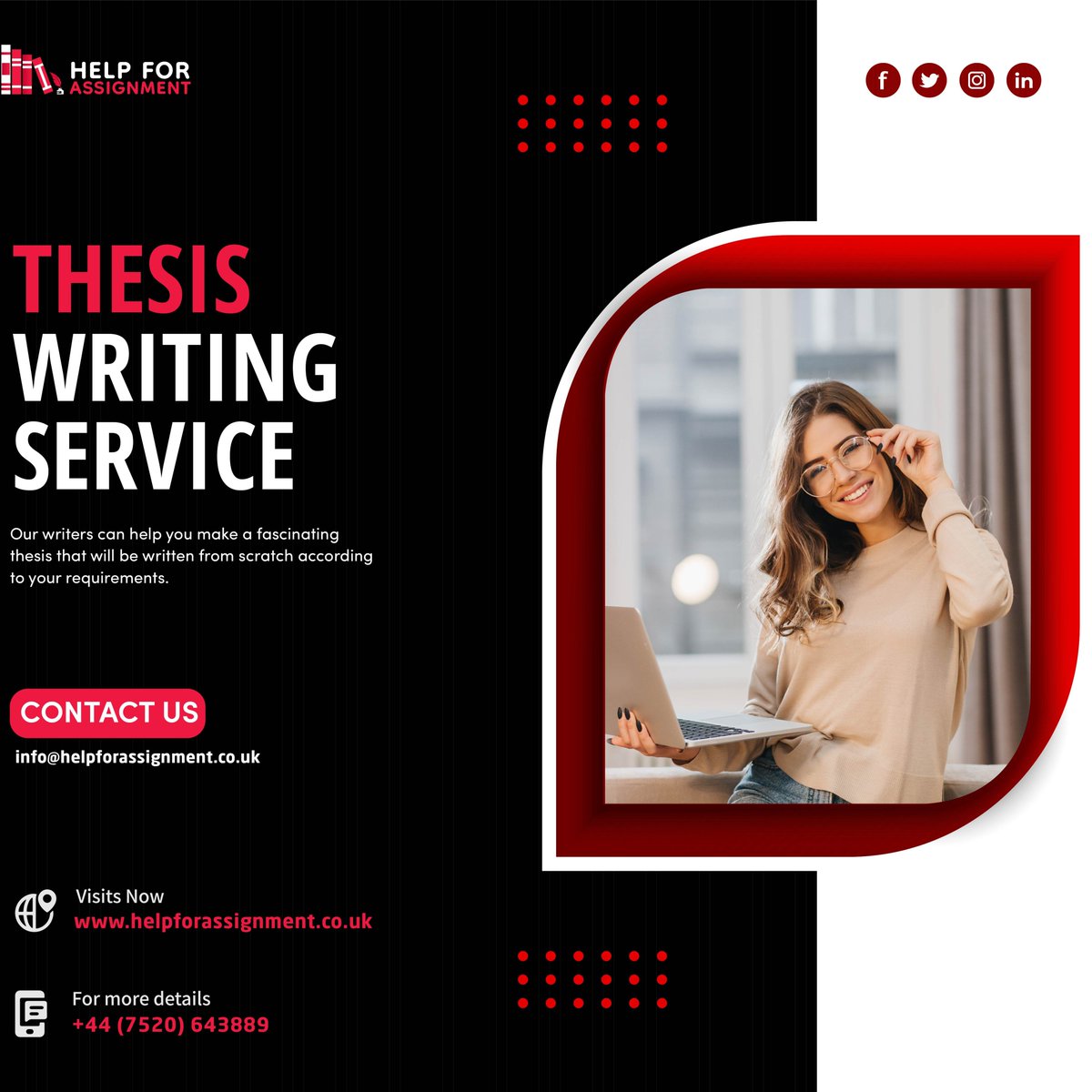 Help2Assignment's tweet image. Our writers can help you make a fascinating thesis that will be written from scratch according to your requirements.
For any queries:
Website: helpforassignment.co.uk
Call: +447520665122
Email: info@helpforassignment.co.uk
#helpforassignment #uk #university #school #college