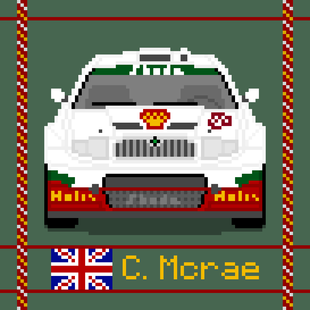 PixelRallyNFT's tweet photo. Škoda Fabia Rally (Colin Mcrae Series) #PR23
 https://t.co/1vUKz4wUo3 via @opensea #NFT #NFTs #nftcollector #opensea #NFTcollection #NFTCommunity #rally #colinmcrae #skoda #WRC https://t.co/yWUUTrS6DH