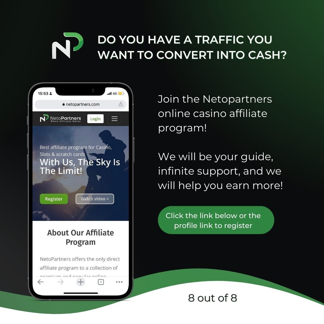 NetoPartners_AP's tweet photo. And the second part is right here.
#netopartners #netopartners_news #gamblingnews #industryinsider #gamblingnews #twitter #google #bloomberg #affiliateinsider #affiliate https://t.co/rTofbjQeBP